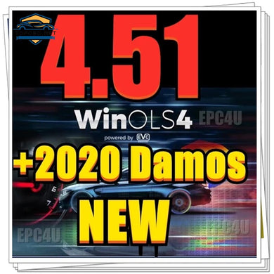 2021 HOT sale Newest WinOLS 4.51 +2020 NEW damos With Plugins More Functions Auto ECU Chip Tuning Software VMWARE