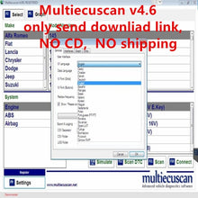 Load image into Gallery viewer, 2021 Hot Sell MultiEcuScan V4.6 Registered Unlimited Multi Ecu Scan for Fiat Can Work with ELM327