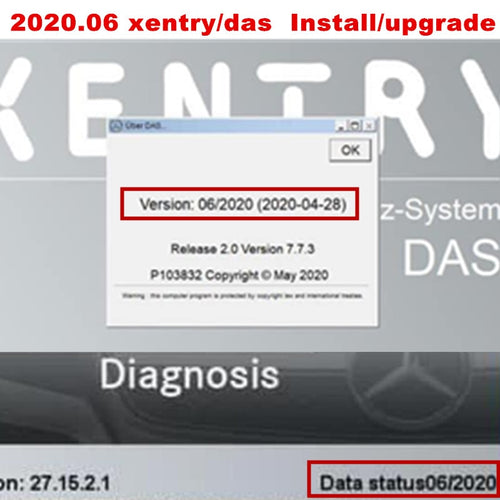 2020.06 MB STAR sd C4/C5/C6  WIN10 64bit profession system software  xentry/DAS install or upgrade online by team viewer